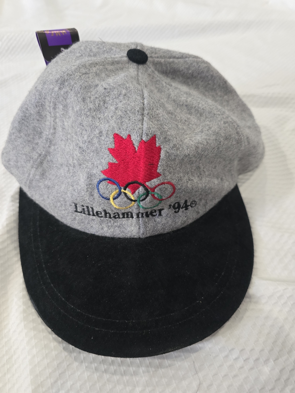 Lillehammer '94 Olympic Maple Leaf Wool Hat - Mcdonalds Tag